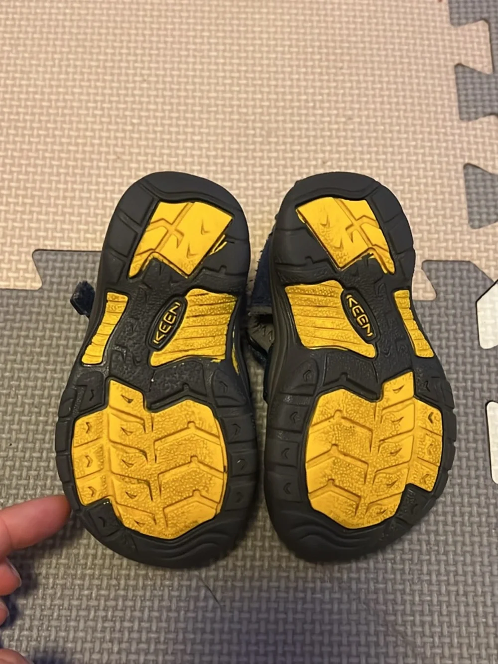 Kids Keen Navy Blue Closed-Toe Adventure Sandals
